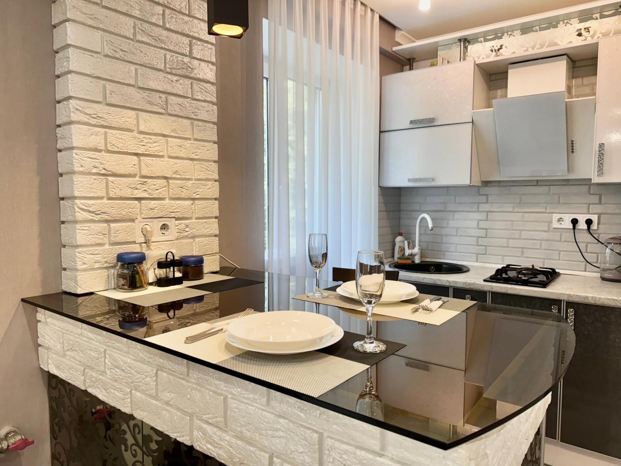 Apartpoltava Розкішна Студія З Кутовою Ванною, 1-Й Будинок Біля Корпусного Парку, Панорамний Балкон Eksteriør billede